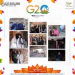 Glimpse of G20 EWG Delegates during the Heritage Walk in the Old City, Jodhpur, Rajasthan, on 3.2.2023.