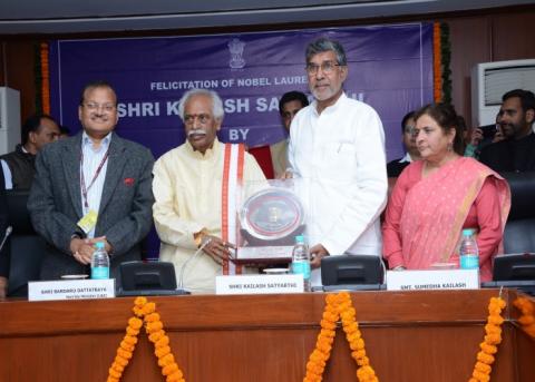 Felicitation of Shri Kailash Satyarthi