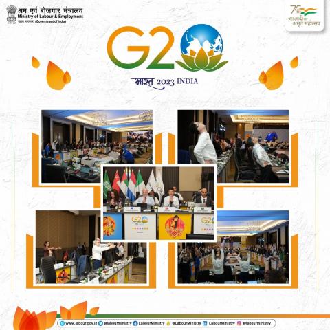 Invigorating yoga stretch in between the ongoing discussions at G20 EWG Meeting at Guwahati. 