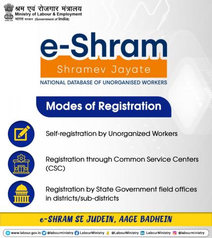 e-Shram Portal Creative